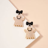 White Ghost Earrings