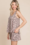 Animal Print Tank and Shorts Set