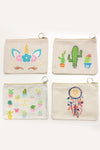 Canvas Cosmetic Bag