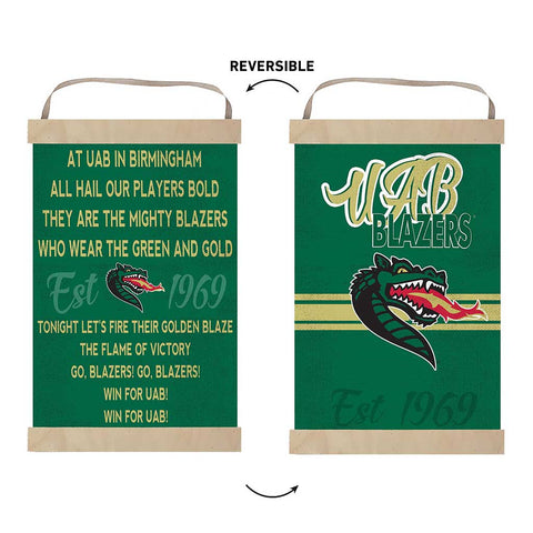 Reversible Banner Fight Alabama Birmingham Blazers