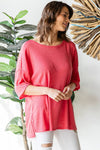 Ribbed Oversized Top