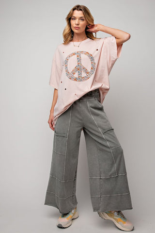 Mineral Washed Terry Knit Pants – Dirty Hippie a division of