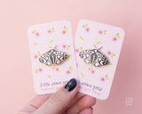 Celestial Moth Girl Enamel Pin