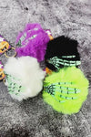 Skeleton PomPom Keychain