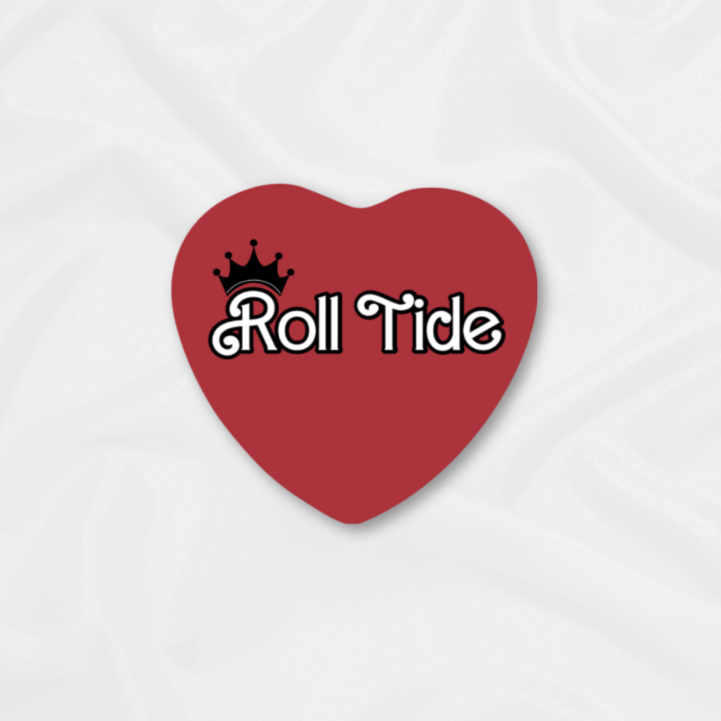 Alabama Crimson Barbie Heart - Main Image