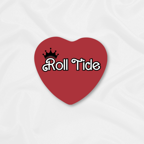 Alabama Crimson Barbie Heart