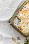 9x13 Pan Frame w/ Lid & Serving Spoon -Gold Swirl