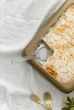 9x13 Pan Frame w/ Lid & Serving Spoon -Gold Swirl