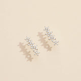 Linked Floral Gold Dip Earrings