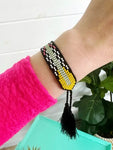 Tassel Friendship Bracelet Black