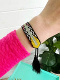 Tassel Friendship Bracelet Black