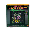 Light Up Neon Effect Frame - With 3 Pens!