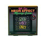 Light Up Neon Effect Frame - With 3 Pens!