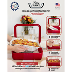 Pan Frame w/ Lid & Hot or Cold Gel Pack - Red