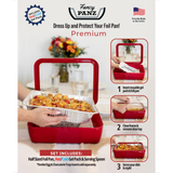 Pan Frame w/ Lid & Hot or Cold Gel Pack - Red