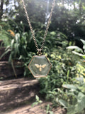 Resin Honey Bee Necklace