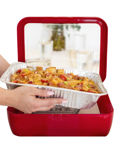 Pan Frame w/ Lid & Hot or Cold Gel Pack - Red