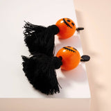 Pumpkin & Fringe Earrings