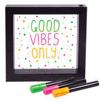 Light Up Neon Effect Frame - With 3 Pens!