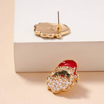 Santa Claus Pearls Earrings
