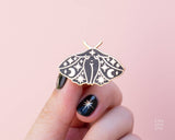 Celestial Moth Girl Enamel Pin