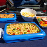 9x13 Pan Frame w/ Lid & Serving Spoon -Denim Blue