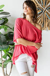Ribbed Oversized Top