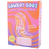 Light Up Acrylic Sign – Cowboy Boot