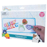 Squishmallows Room Sign with wall decals