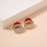 Santa Claus Pearls Earrings