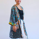 Silk Patchwork Kimono