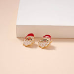 Santa Claus Pearls Earrings