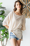 Ribbed Oversized Top