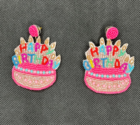 Happy Birthday Earrings