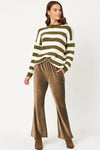 Olive Velvet Corduroy Pants