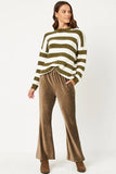 Olive Velvet Corduroy Pants