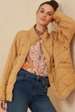 Taupe Quilted Jacket