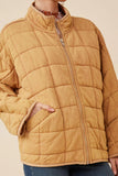 Taupe Quilted Jacket