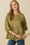 Mossy Bank Olive Tunic
