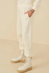 Sandra Quilted Jogger Pants