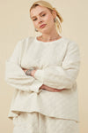 Sandra Quilted Pullover Sweatshirt