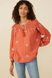 Harvest Embroidered Blouse