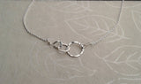 Three Rings Sterling Silver Necklace