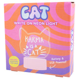 Light Up Acrylic Sign – Cat