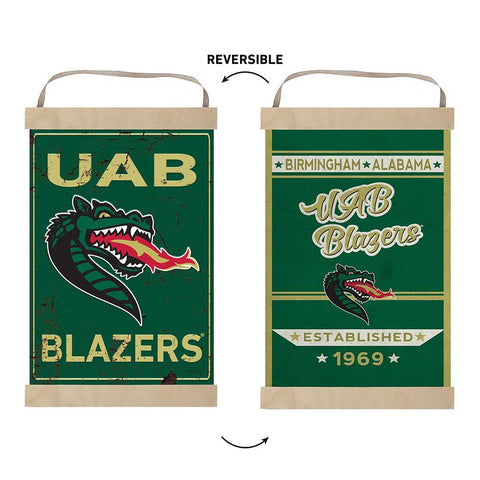 KH Sports Fan - Reversible Banner Faux Alabama Birmingham Blazers