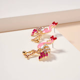 Christmas Flamingo Earrings