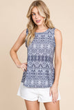Terry Ruffle Tank