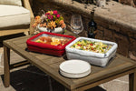 Pan Frame w/ Lid & Hot or Cold Gel Pack - Red