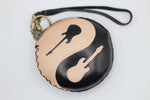 Leather Yin Yang Guitar Wristlet