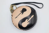 Leather Yin Yang Guitar Wristlet
